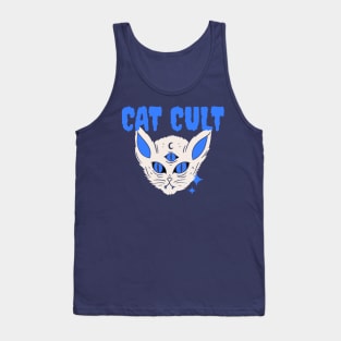 Cat Cult Wizard Cat Tank Top